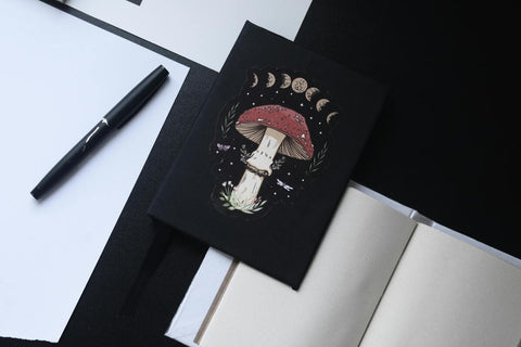 2. A drawn image of Amanita musc