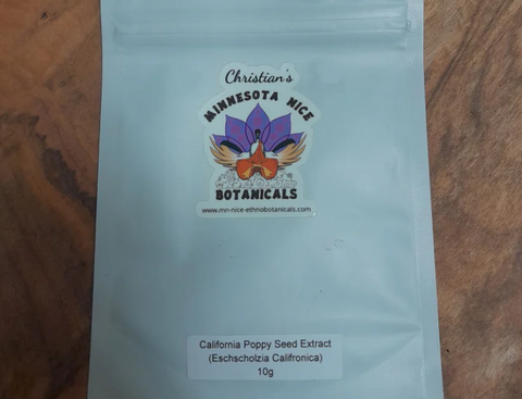 California poppy seed extract from MN-Nice Botanicals