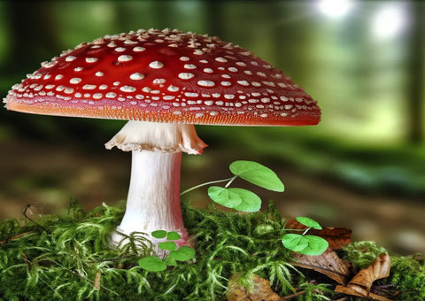 A magic mushroom called amanita muscaria
