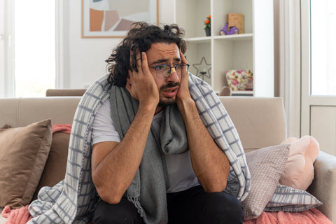 A man having psychoactive effect from klip dagga use