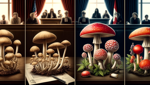 Differences Between Psilocybin and Amanita Mushrooms