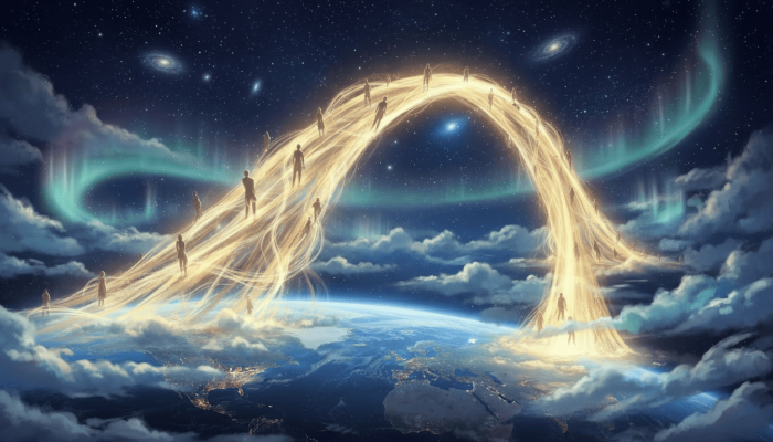 Firefly_Gemini Flash_Make the archway on the right flow all the way down into the earth 564207 (1)